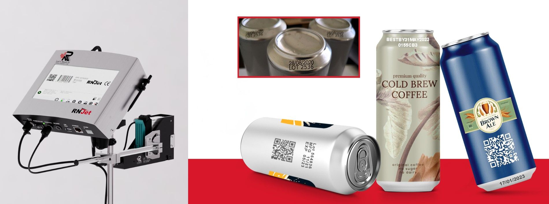 rnjet h1 can coder coding and marking solution for breweries